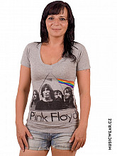 Pink Floyd t-shirt, DSOTM Band in Prism, ladies