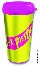 Sex Pistols travel mug 330ml, Logo & Smiley