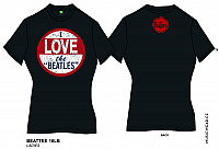 The Beatles t-shirt, I Love the Beatles Black, ladies