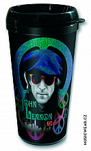 John Lennon travel mug 330ml, Beret