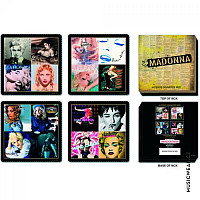 Madonna set korkových podtácků 4pcs, Mixed designs