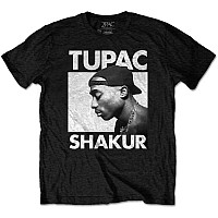 Tupac t-shirt, Eyes Closed Eco-Tee Black, men´s