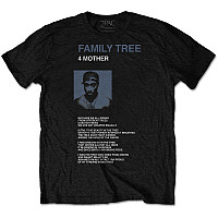 Tupac t-shirt, Family Tree Black, men´s
