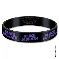 Black Sabbath silikonový bracelet, Logo