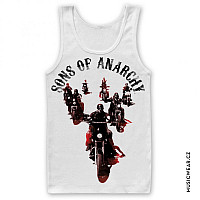 Sons of Anarchy tank top, Motorcycle Gang White, men´s