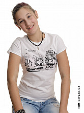 Star Wars t-shirt, R2D2 Blueprint Girly, ladies