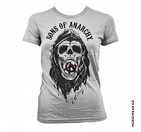 Sons of Anarchy t-shirt, Draft Skull, ladies