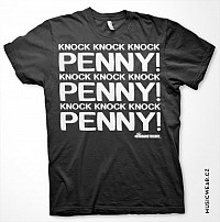 Big Bang Theory t-shirt, Penny Knock Knock Knock, men´s