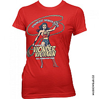 Wonder Woman t-shirt, Strongest Woman Alive Girly, ladies