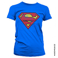 Superman t-shirt, Washed Shield Girly, ladies