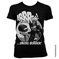 Batman t-shirt, Arrrgh Wrong Number Girly, ladies