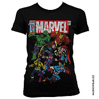 Marvel Comics t-shirt, Team Up Black Girly, ladies