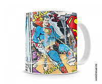 Superman ceramics mug 250 ml, Distressed Comic Strip