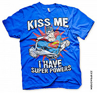 Superman t-shirt, Kiss Me I Have Super Powers, men´s
