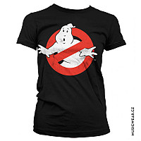Ghostbusters t-shirt, Distressed Logo Girly, ladies