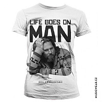 Big Lebowski t-shirt, Life Goes On Man Girly, ladies