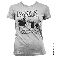 Pepek námořník t-shirt, Popeye Group Girly, ladies