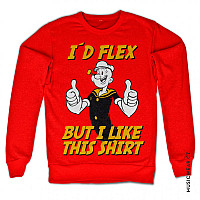 Pepek námořník mikina, I´d Flex But I Like This Shirt, men´s