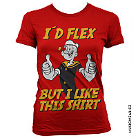 Pepek námořník t-shirt, I´d Flex But I Like This Shirt Girly, ladies