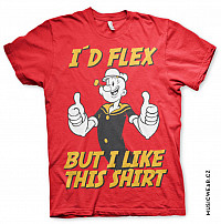 Pepek námořník t-shirt, I´d Flex But I Like This Shirt, men´s