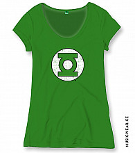 Green Lantern t-shirt, Green Logo, ladies