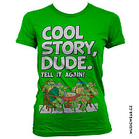 Želvy Ninja t-shirt, Cool Story Dude Girly, ladies