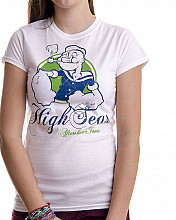 Pepek námořník t-shirt, High Seas Aftershave Tonic Girly, ladies