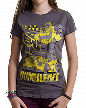 Transformers t-shirt, Bumblebee Distressed, ladies