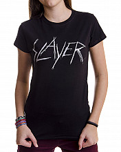 Slayer t-shirt, Scratchy Logo, ladies
