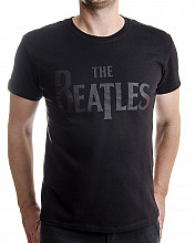 The Beatles t-shirt, Drop T Logo Black, men´s