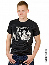 No Doubt t-shirt, B&W Pose, men´s