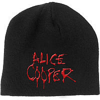 Alice Cooper winter beanie cap, Dripping Logo