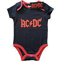 AC/DC baby body t-shirt, Horns Black, kids