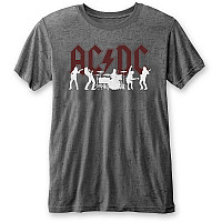 AC/DC t-shirt, Silhouettes Burnout Grey, men´s