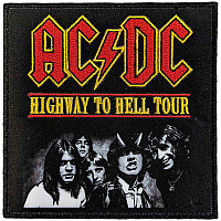 AC/DC tkaná patch PES 100 x 100 mm, Highway To Hell Tour