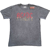AC/DC t-shirt, Vintage Silhouettes Snow Wash Grey, men´s