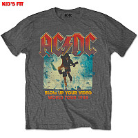 AC/DC t-shirt, Blow Up Your Video Grey, kids