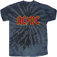 AC/DC t-shirt, Logo Dip-Dye Black, men´s