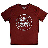Alice in Chains t-shirt, Circle Emblem Red, men´s