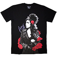 Amy Winehouse t-shirt, Rose Portrait Black, men´s