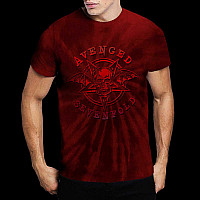 Avenged Sevenfold t-shirt, Pent Up Dip Dye Red, men´s
