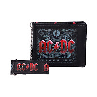 AC/DC purse 11 x 9 x 2 cm s řetízkem/ 220 g, Black Ice