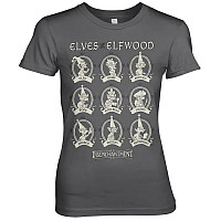 Disenchantment t-shirt, Elves Of Elfwood Girly Dark Grey, ladies