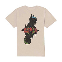 Batman t-shirt, The Batman Question Mark Bat Beige, men´s