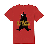 Batman t-shirt, The Batman Yellow Text Red, men´s