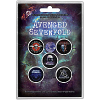 Avenged Sevenfold button badges – 5 pieces průměr 25 mm, The Stage