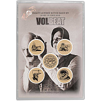 Volbeat button badges – 5 pieces průměr 25 mm, Servant Of The Mind