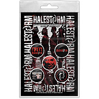 Halestorm button badges – 5 pieces průměr 25 mm, Portrait