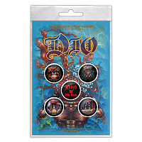 DIO button badges – 5 pieces průměr 25 mm, Strange Highways