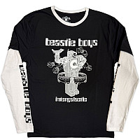 Beastie Boys t-shirt long rukáv, Intergalactic Robot Black & White, men´s